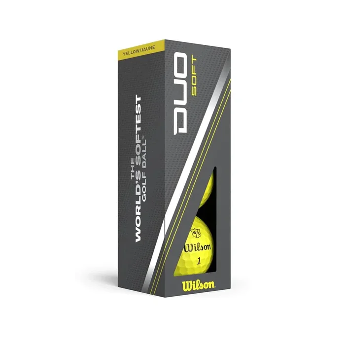 Wilson Staff DUO Soft Yellow Golf Balls – Sleeve