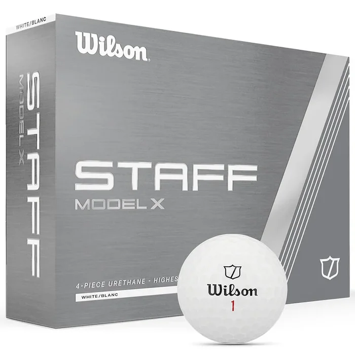 Wilson Staff Model X Golf Balls – White – 12 Pack