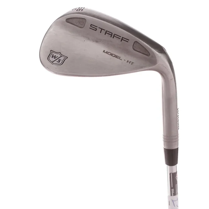 Wilson Staff Staff Model HT Steel Mens Right Hand Sand Wedge 56 Degree 10 Bounce Stiff – Dynamic Gold 120