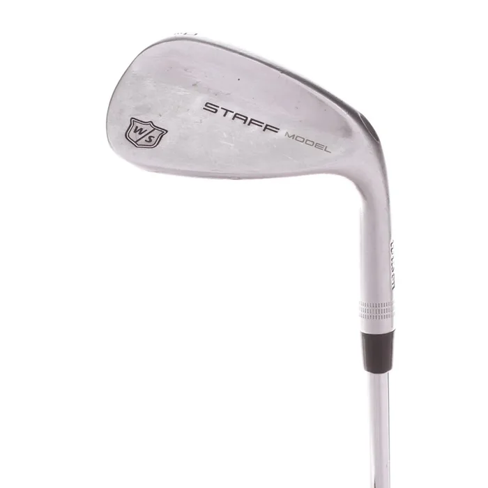Wilson Staff Staff Model Steel Mens Right Hand Gap Wedge 50 Degree 8 Bounce Wedge – KBS $-Taper 130