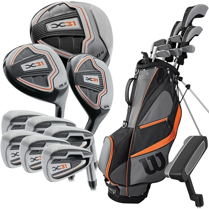 Wilson X31 11-Piece Stand Bag Package Set – Graphite