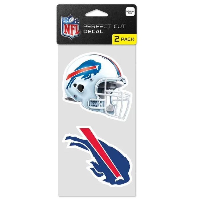 Wincraft Buffalo Bills Perfect Cut Decal Set of two 4″x4″