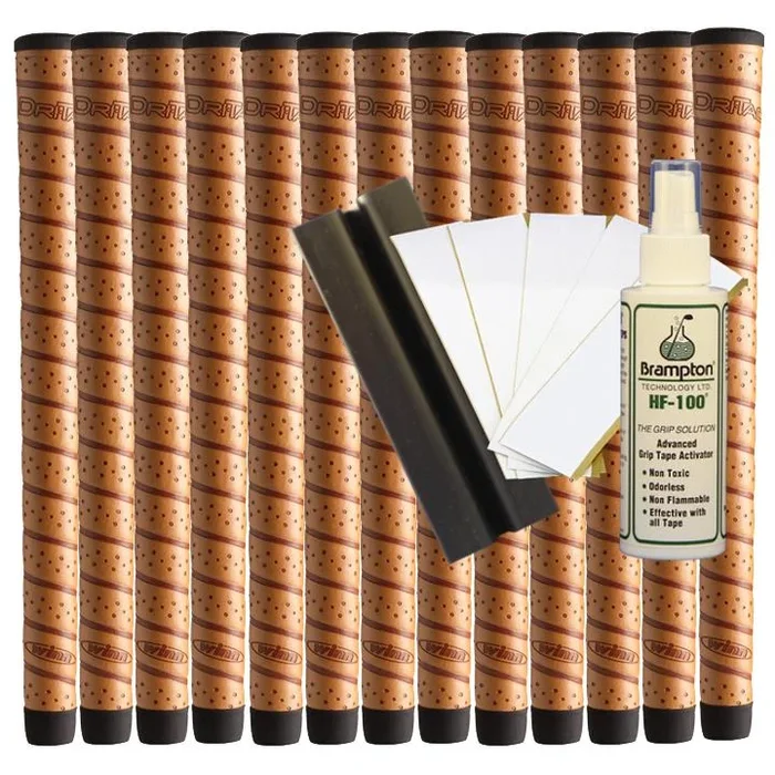 Winn Dri-Tac WRAP Midsize (13pcs + Golf Grip Kit) – Copper or Dark Grey