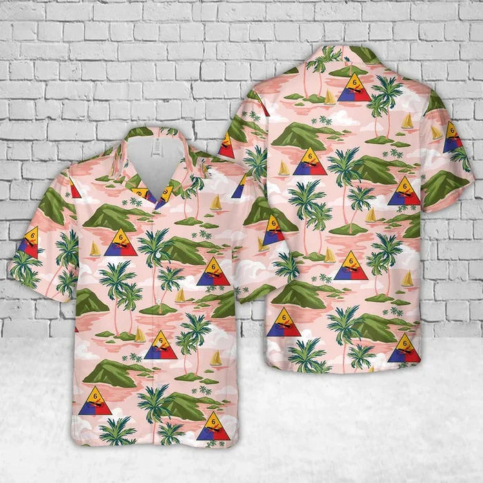 WWII US Army 6th Armored Division Hawaiian Shirt – Fanshubus.com