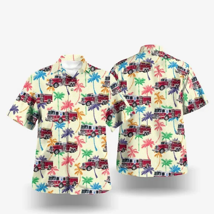 York Beach, York County, Maine, York Beach Fire Department Hawaiian Shirt – Fanshubus.com