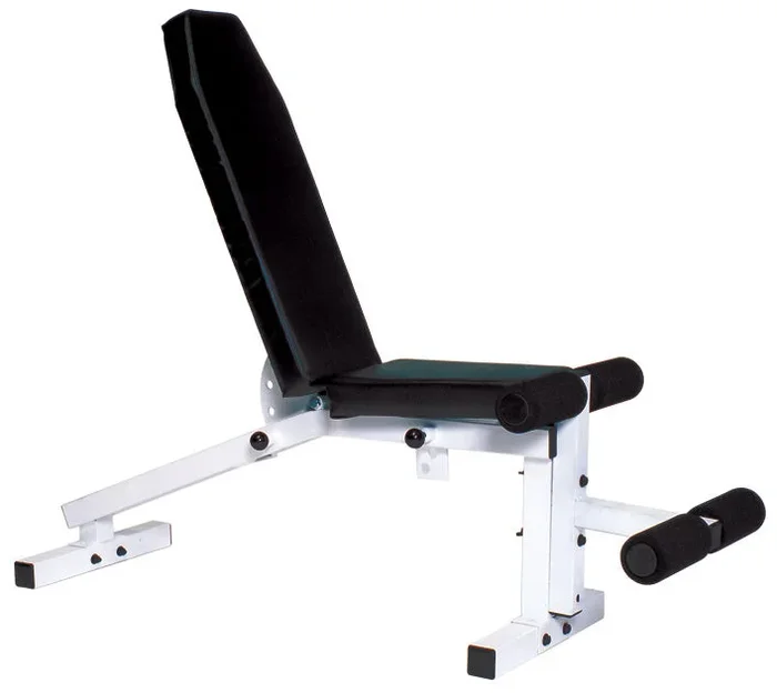 York Pro Series Bench 306 ID White-Front Adjustable, Back Adjustable C/U