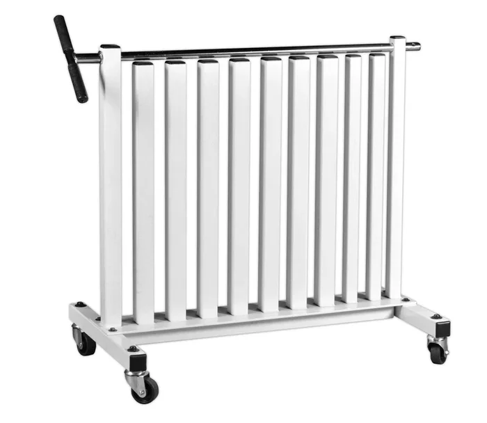 York Vinyl Fitbell Rack w/ Security Bar