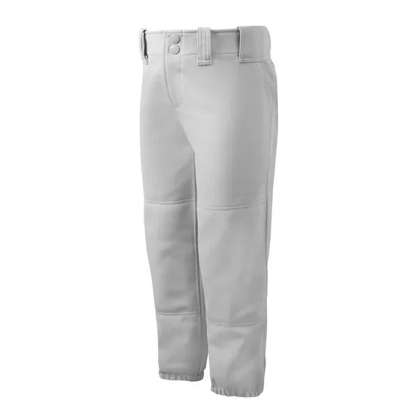 Youth Girl’s Belted Piped Softball Pant