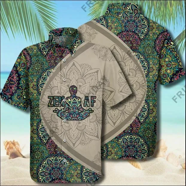 Zen Af Yoga Hawaiian Shirt- For men and women – Fanshubus – Fanshubus.com